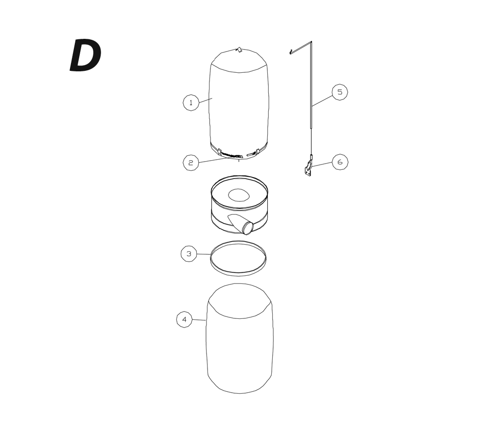 Fig-3 Diagram and Parts List for 710704K  Jet Dust Collector