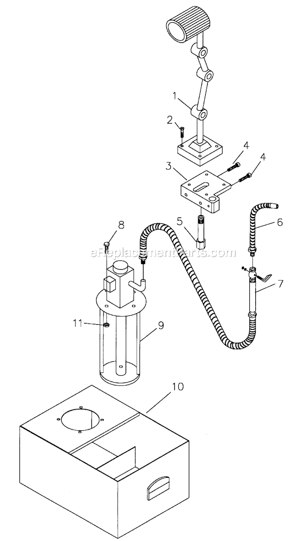Page R Diagram and Parts List for GH-1440W  Jet Lathe