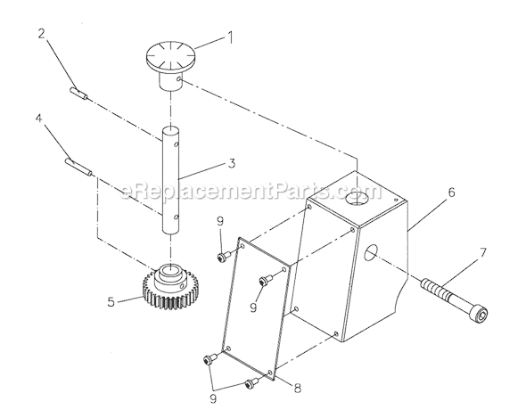 Page P Diagram and Parts List for GH-1440W  Jet Lathe