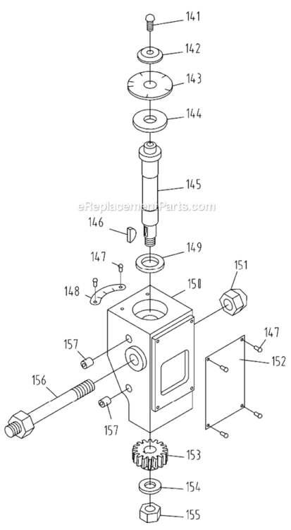 Page O Diagram and Parts List for GH-1440ZX  Jet Lathe