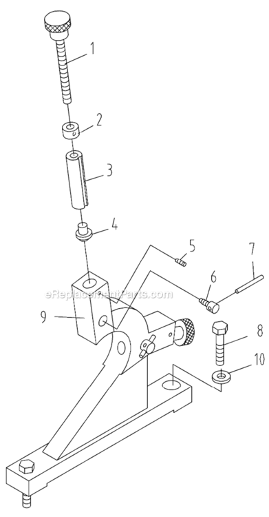 Page W Diagram and Parts List for GH-1440ZX  Jet Lathe