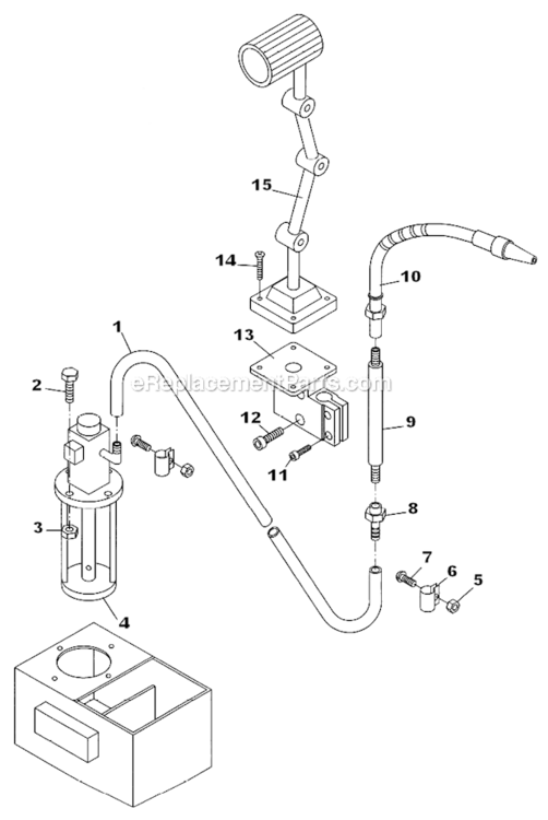 Page X Diagram and Parts List for GH-1440ZX  Jet Lathe