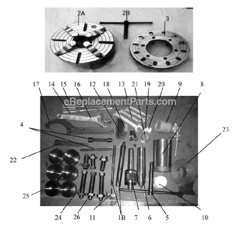 Page Z Diagram and Parts List for GH-1440ZX  Jet Lathe