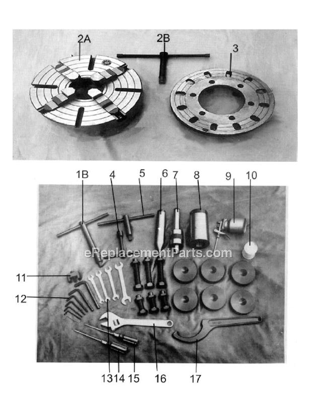 Other_Parts Diagram and Parts List for GH1860ZX  Jet Lathe