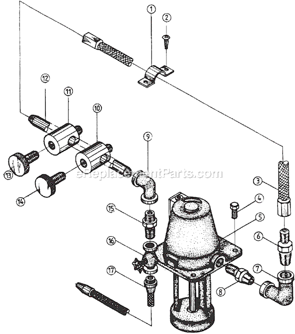 Page H Diagram and Parts List for J-1230R-4 320036 Jet Drill Press