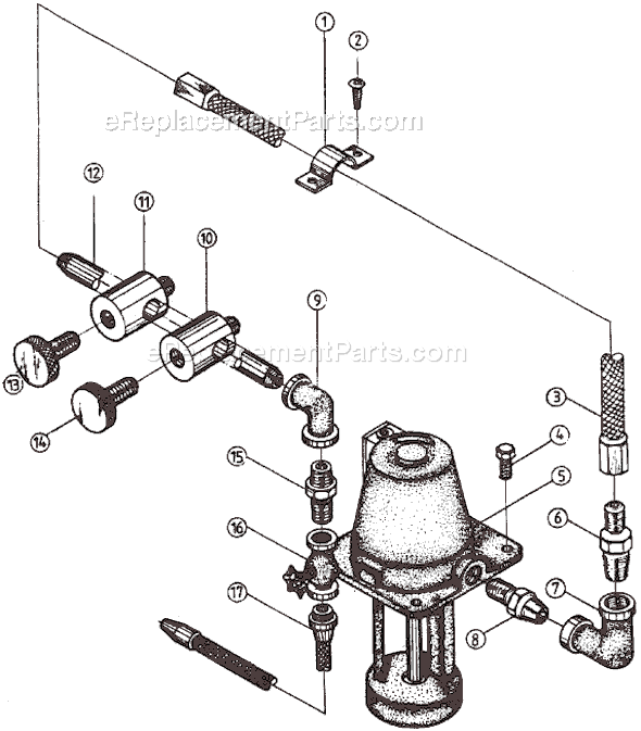 Page H Diagram and Parts List for J-1230R 320036 Jet Drill Press