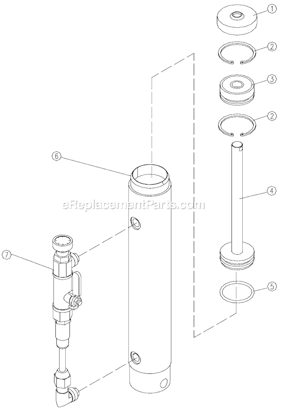 Page C Diagram and Parts List for J-3410 414454 Jet Band Saw