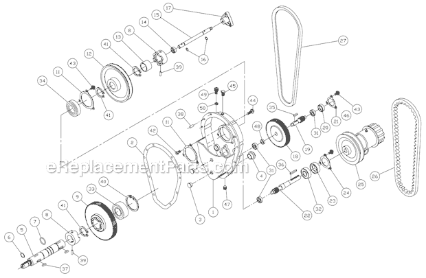 Page C Diagram and Parts List for J-8201VS 414502 Jet Band Saw
