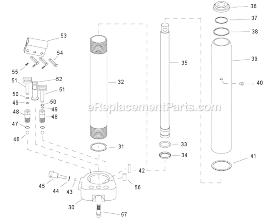 Page B Diagram and Parts List for JHC-200X 106200 Jet Hoist & Winch