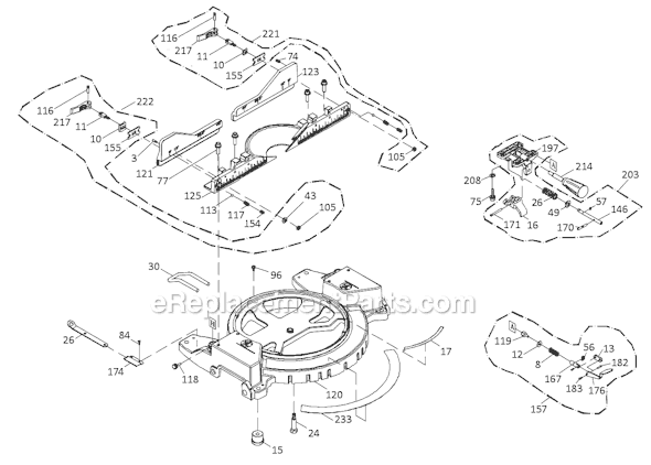 Page C Diagram and Parts List for JMS-12SCMS 707120 Jet Miter Saw