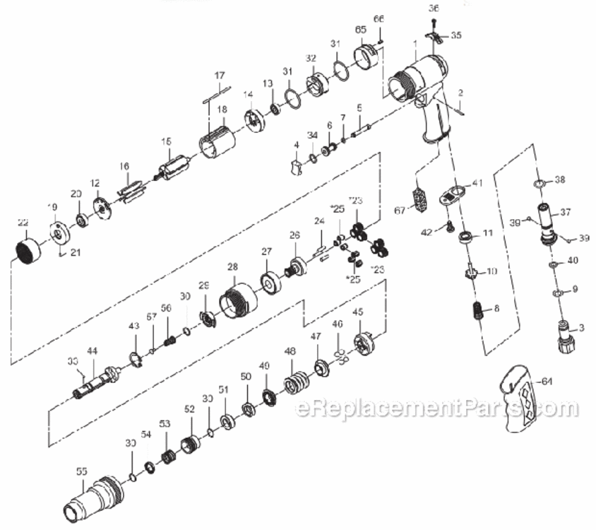 Page A Diagram and Parts List for JSM-8272  Jet Drill
