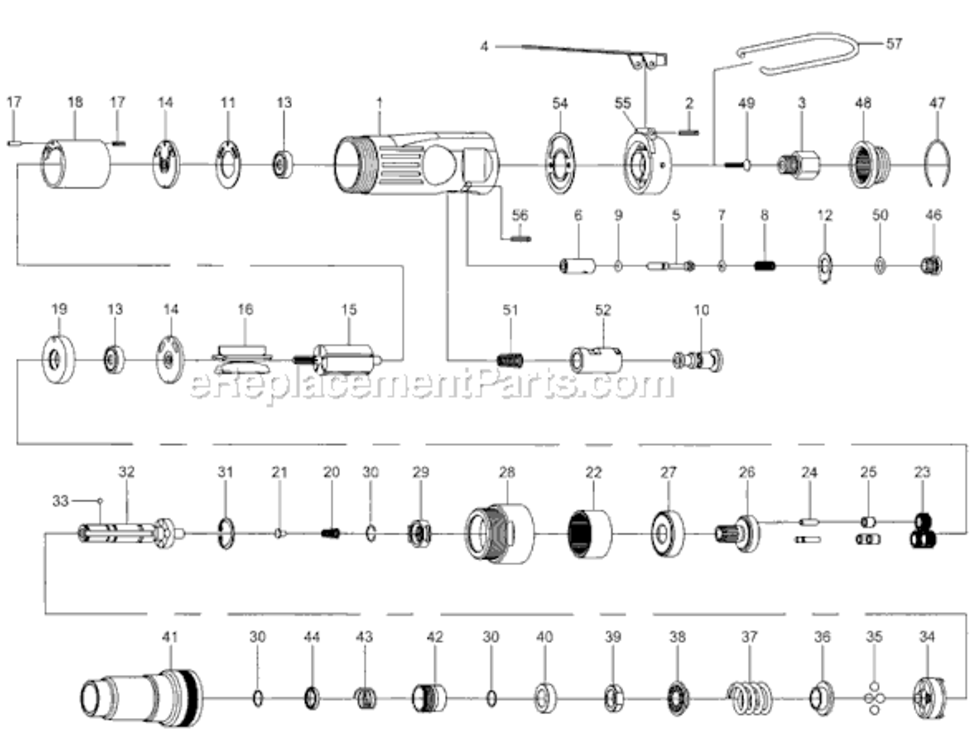 Page A Diagram and Parts List for JSM-842  Jet Drill