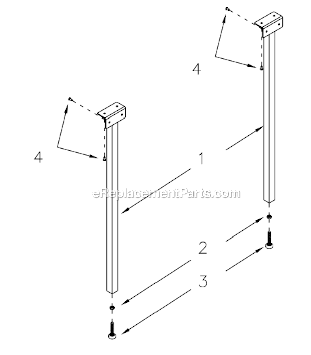 Page F Diagram and Parts List for JTAS-10  Jet Table Saw
