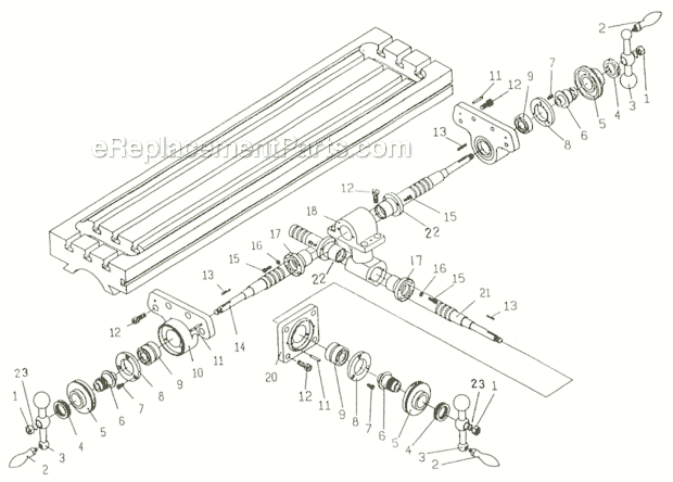 Page D Diagram and Parts List for JTM-1050EVS  Jet Mill
