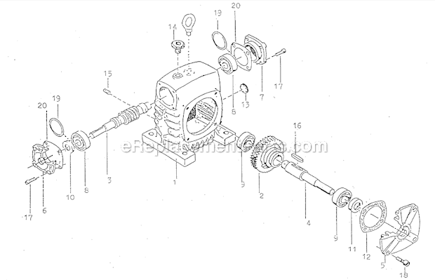 Page A Diagram and Parts List for JWB-37P  Jet Sander Polisher