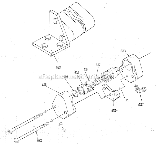 Page H Diagram and Parts List for JWB-37P  Jet Sander Polisher