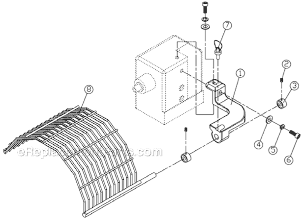 Page D Diagram and Parts List for JWL-1442VS 2010 Jet Lathe