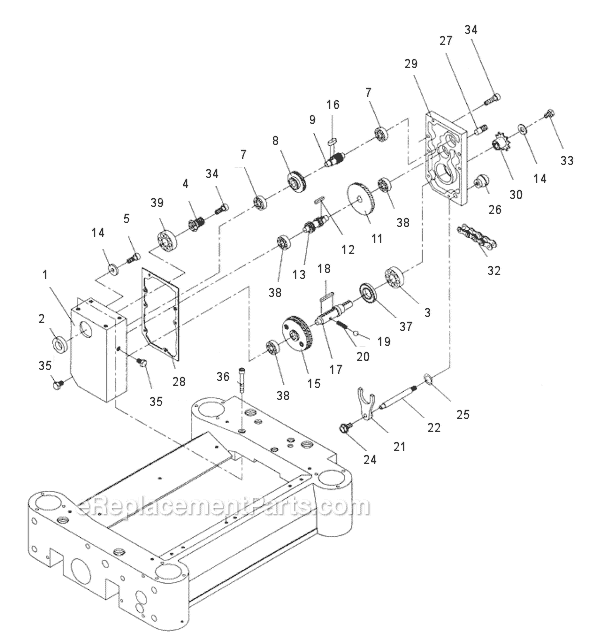 Page D Diagram and Parts List for JWP-15DX 708538 Jet Planer Jointer