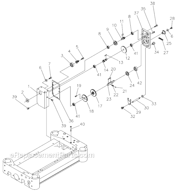 Page E Diagram and Parts List for JWP-208HH 708544 Jet Planer Jointer