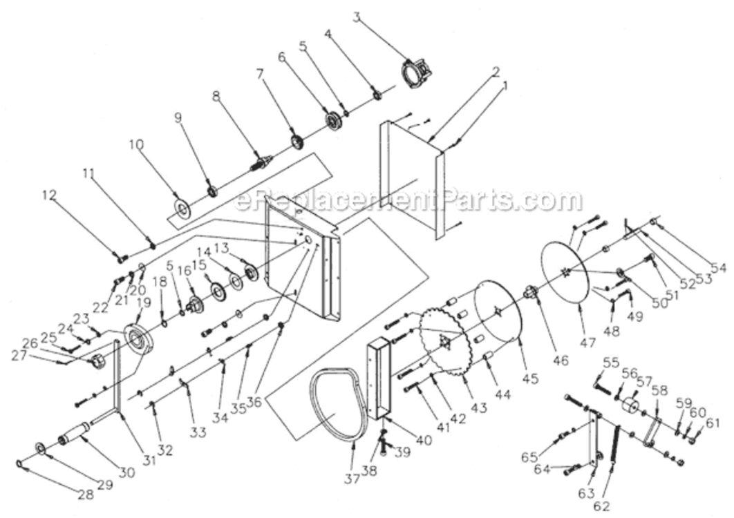 Page C Diagram and Parts List for JWS-770 140501 Jet Hoist & Winch