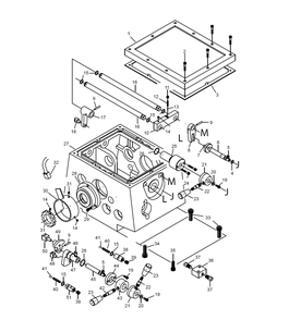 Part Location Diagram of 892035 Jet Taper Assembly (#1 Thru 36)