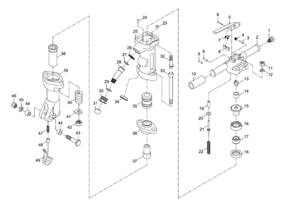 Fig-0 Diagram and Parts List for 550660  Jet Brake & Press