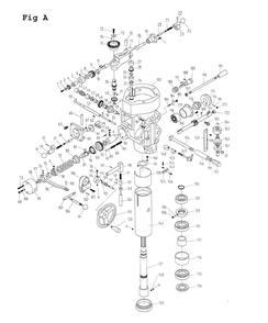 Fig-4 Diagram and Parts List for JTM-4VS 690182 Jet Mill