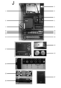 Fig-10 Diagram and Parts List for 320930  Jet Lathe