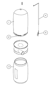 Fig-2 Diagram and Parts List for 708658K  Jet Dust Collector