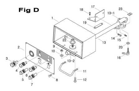Fig-7 Diagram and Parts List for 698117  Jet Mill