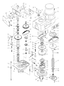 Fig-0 Diagram and Parts List for JTM-1050 690160 Jet Mill