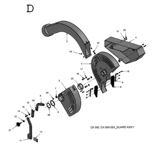 Fig-4 Diagram and Parts List for 414203K  Jet Table Saw