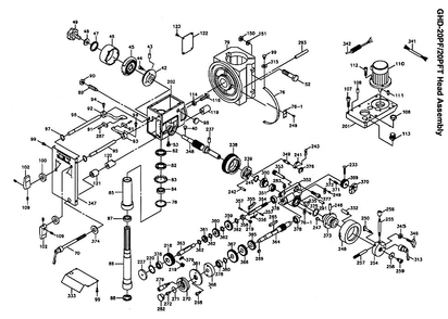 Page 1 Diagram and Parts List for 354024-GHD-20PF  Jet Metal Work & Weld