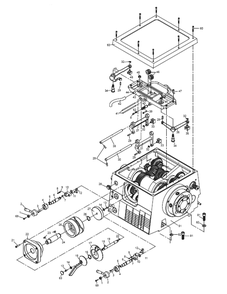 Fig-0 Diagram and Parts List for EGH-21120 892655 Jet Lathe