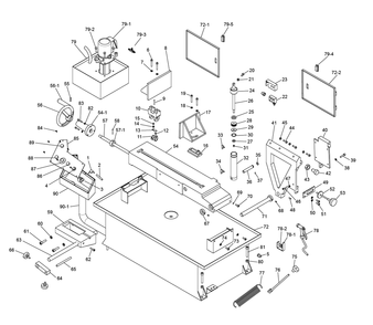Part Location Diagram of JT9-EHB1018V-259 Jet STOP BRACKET