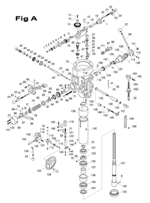 Fig-1 Diagram and Parts List for 698120  Jet Mill