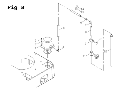 Part Location Diagram of M0602001 Jet 90-degree elbow