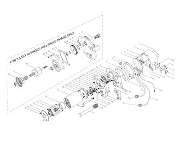 Part Location Diagram of JT9-1/2SS-3C-LMA Jet LUG MOUNT ASSEMBLY