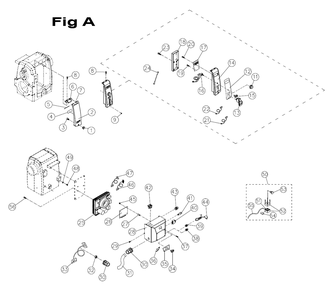 Fig-3 Diagram and Parts List for 719650  Jet Lathe