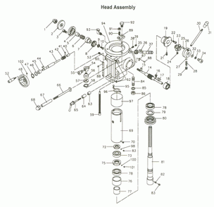 Part Location Diagram of TS-1514021 Jet socket HD flat screw m6x16