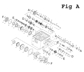 Part Location Diagram of JT9-BB-6007 Jet BALL BEARING