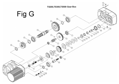 Fig-7 Diagram and Parts List for 140233K  Jet Hoist & Winch