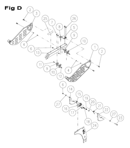 Fig-1 Diagram and Parts List for 725002K  Jet Table Saw