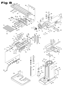 Fig-6 Diagram and Parts List for 698128  Jet Mill