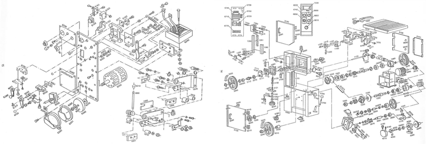 Band Saw Diagram and Parts List for VBS-2012  Jet Band Saw