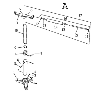 Fig-1 Diagram and Parts List for 414121  Jet Tool Stand & Cart