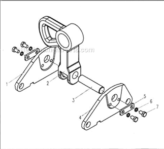 Part Location Diagram of JT9-1SS-3C-116 Jet SIDE PLATE LH