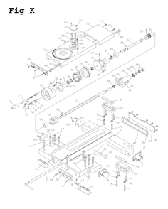 Fig-11 Diagram and Parts List for GH-26120ZH 321892 Jet Lathe