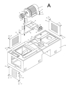Fig-1 Diagram and Parts List for 321860  Jet Lathe