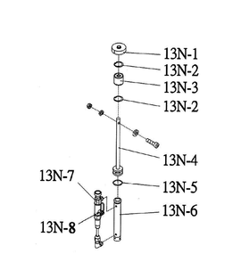 Fig-2 Diagram and Parts List for 414459  Jet Table Saw